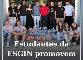 Estudantes da ESGIN promovem praxe solidária