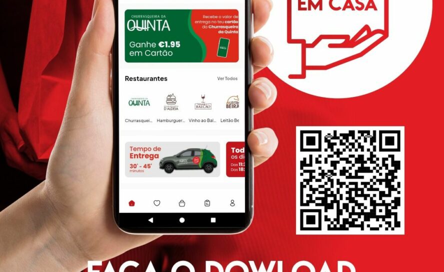 Faça já dowload da aplicação - COMIDA EM CASA