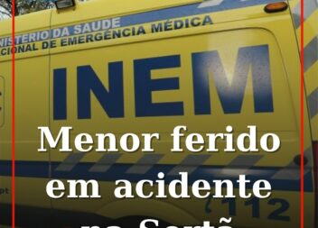 Ferido de treze anos em acidente na Sertã