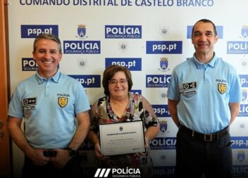 Funcionária da PSP de Castelo Branco aposenta-se após 26 anos de serviço