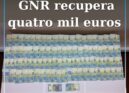 GNR recupera quatro mil euros