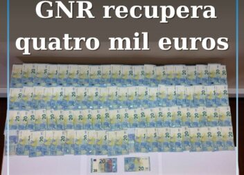 GNR recupera quatro mil euros