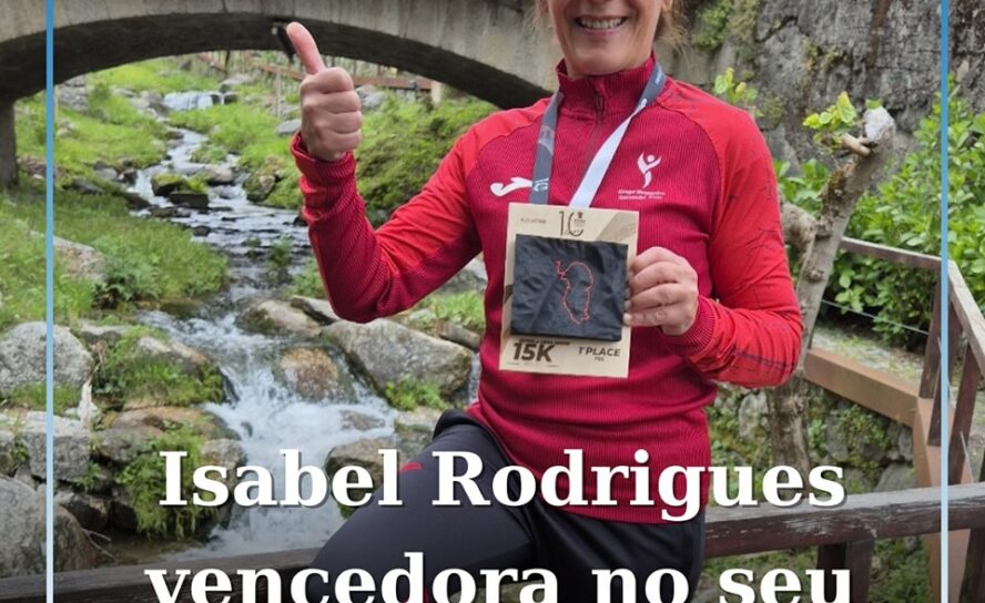 Isabel Rodrigues conquista pódio no seu escalão