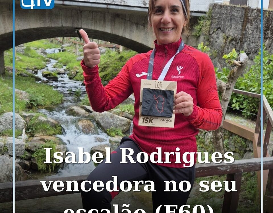 Isabel Rodrigues conquista pódio no seu escalão