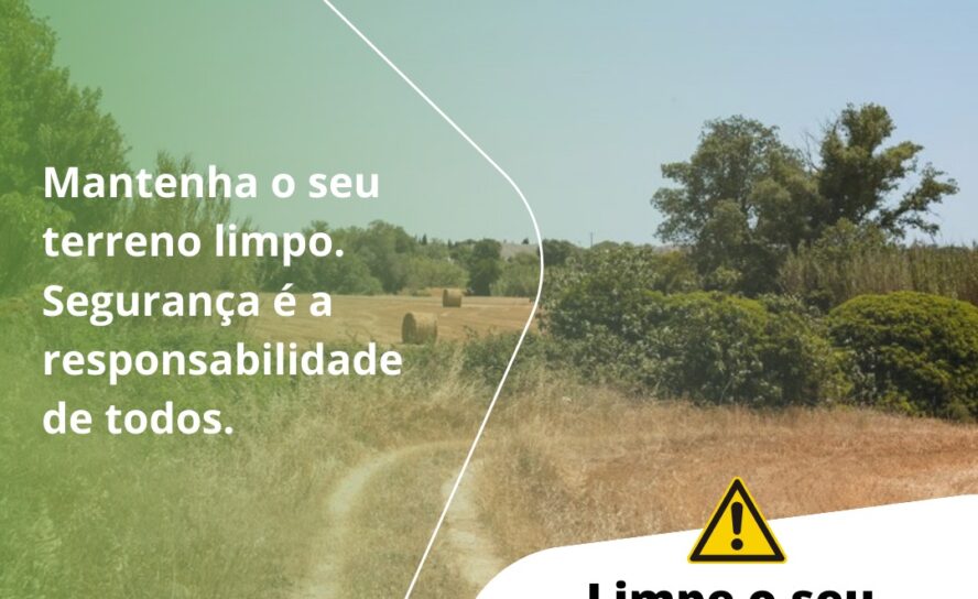 Limpeza de terrenos: prazo termina a 31 de maio