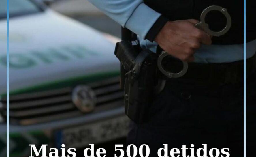 Mais de 500 detidos em Operações da GNR: condução sob efeito do álcool é o princ