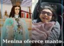 Menina oferece novo manto a Nossa Senhora do Almurtão