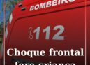 Menino de 10 anos ferido após choque frontal em Portalegre