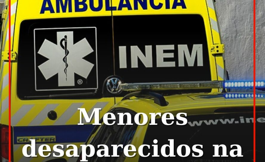 Menores desaparecidos na praia de Pedrogão