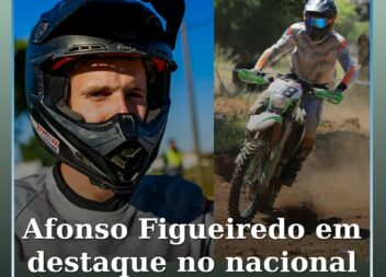 O atleta Afonso Figueiredo destaca-se no campeonato nacional de Todo-o-Terreno
