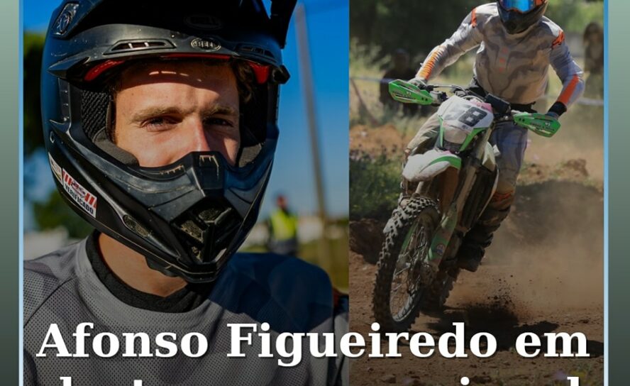 O atleta Afonso Figueiredo destaca-se no campeonato nacional de Todo-o-Terreno