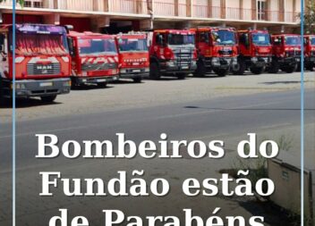 Os Bombeiros do Fundão celebram 98 anos