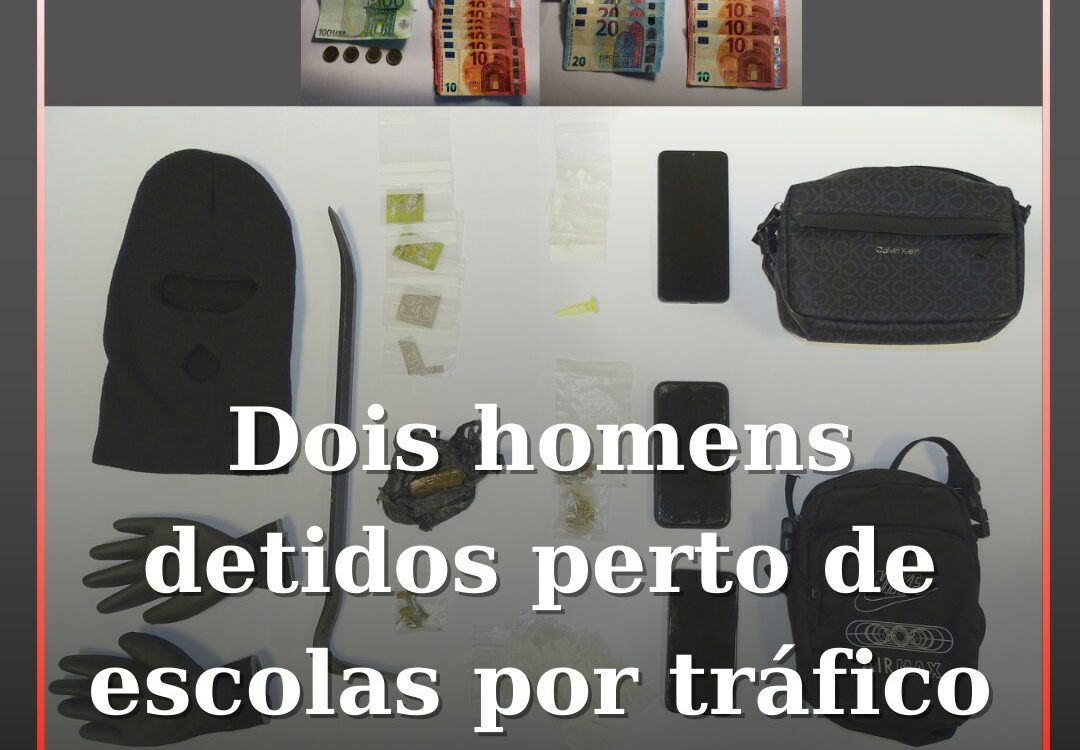 PSP de Castelo Branco detém dois homens por tráfico de estupefacientes