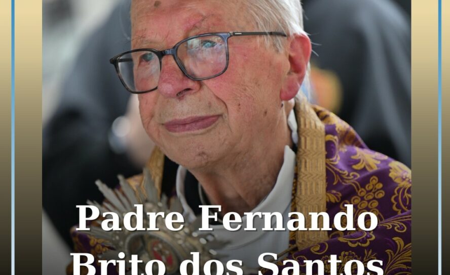 Padre Fernando Brito dos Santos celebra 90 anos.