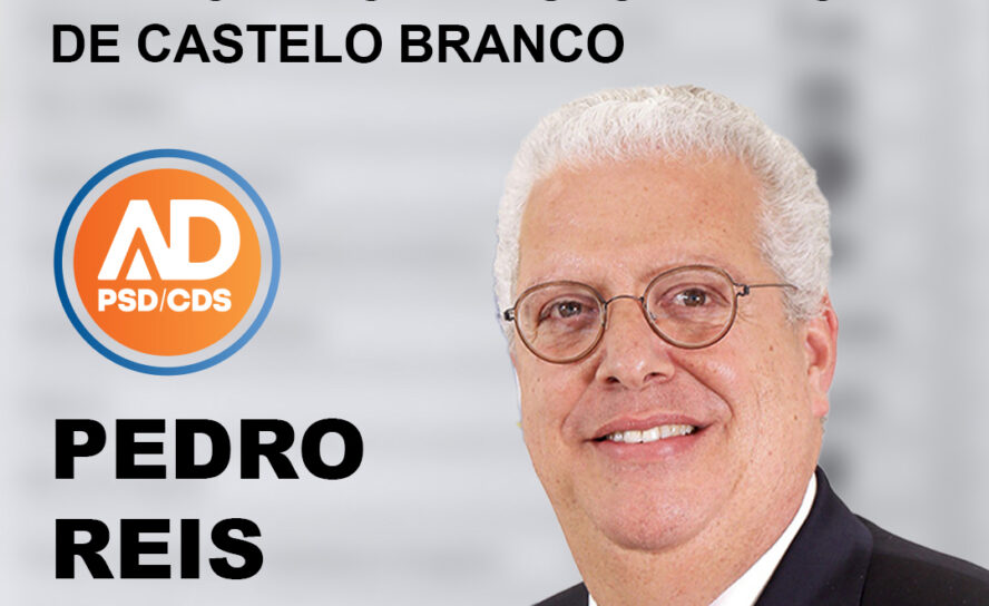 Pedro Reis, da AD, eleito deputado pelo Círculo Eleitoral de Castelo Branco.