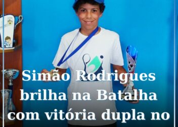 Simão Rodrigues conquista título duplo no Torneio SUB12 na Batalha