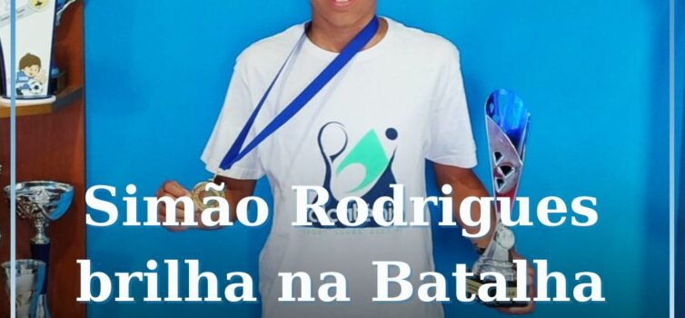 Simão Rodrigues conquista título duplo no Torneio SUB12 na Batalha