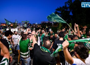 Sporting conquista a “dobradinha” e adeptos celebram em Castelo Branco