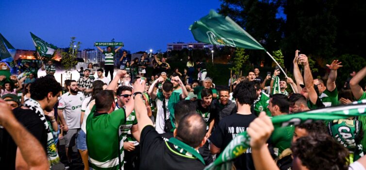 Sporting conquista a “dobradinha” e adeptos celebram em Castelo Branco