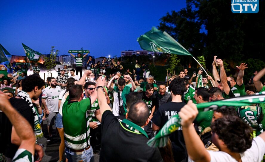Sporting conquista a “dobradinha” e adeptos celebram em Castelo Branco