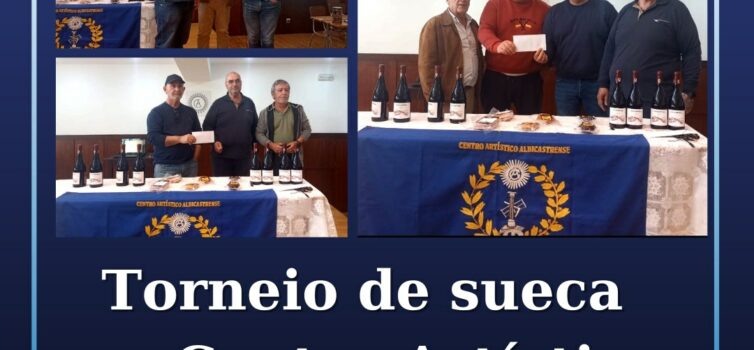 Torneio de sueca no Centro Artístico Albicastrense.