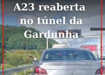 Trânsito no túnel da Gardunha retomado cerca das 20h30