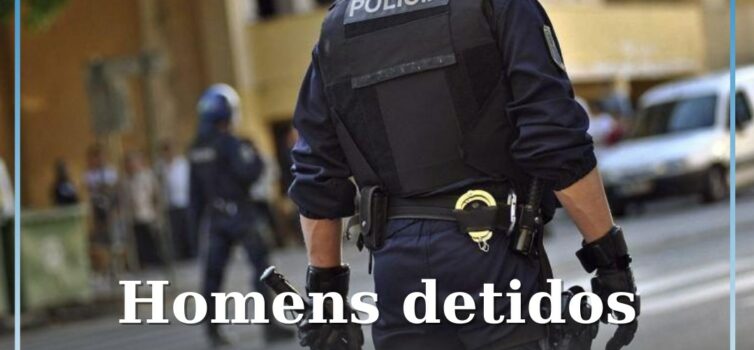 Três homens detidos por crime de desobediência