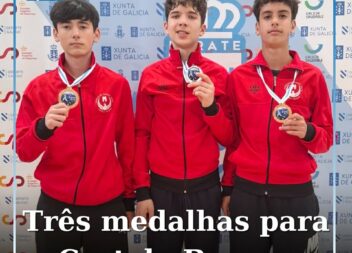 Três medalhas para Castelo Branco na Liga Galega de Karate