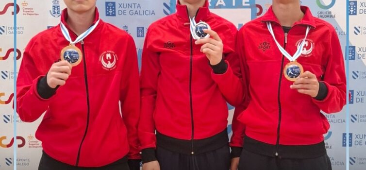 Três medalhas para Castelo Branco na Liga Galega de Karate