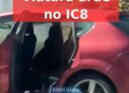 Viatura arde no IC8