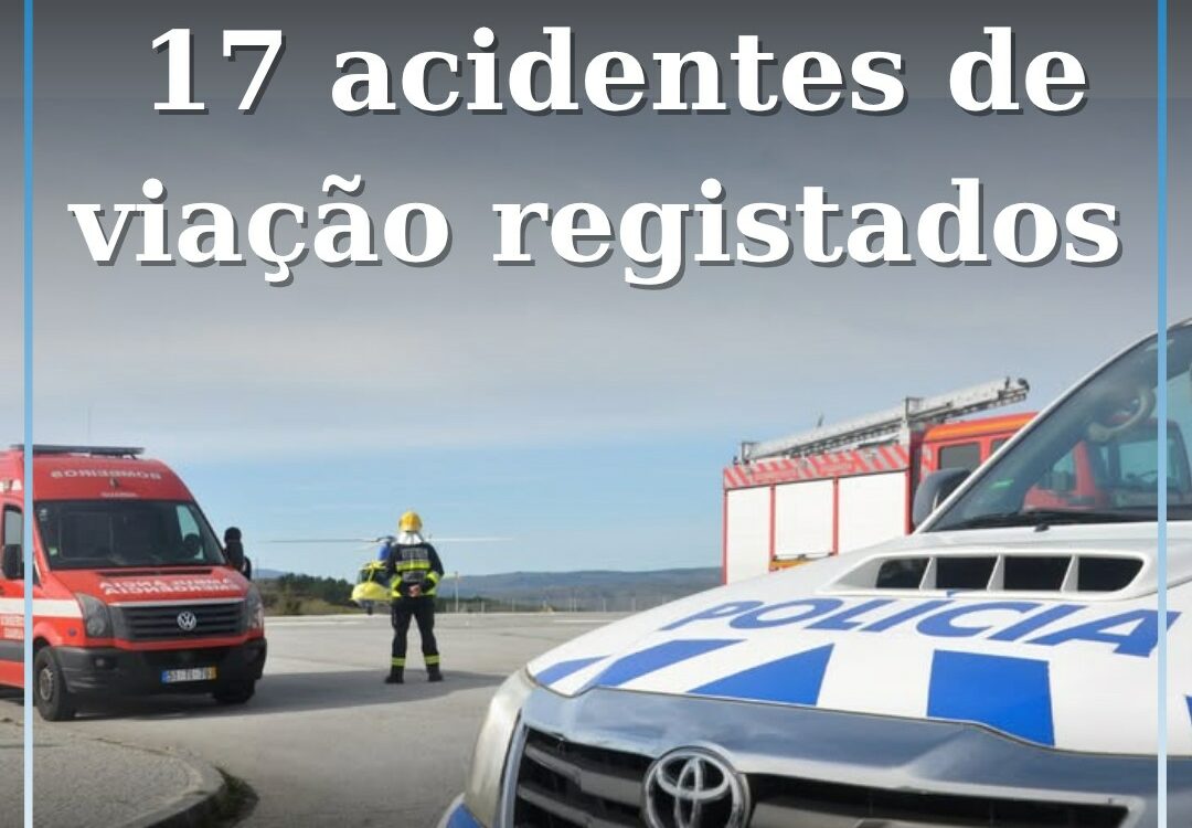 11 acidentes de viação em Castelo Branco e 6 na Covilhã