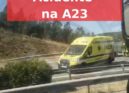 A23 cortada ao trânsito devido a acidente