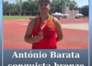 António Barata conquista bronze no Lançamento do Disco