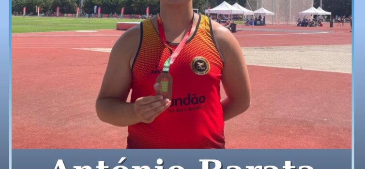 António Barata conquista bronze no Lançamento do Disco
