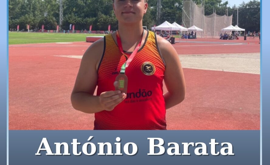 António Barata conquista bronze no Lançamento do Disco