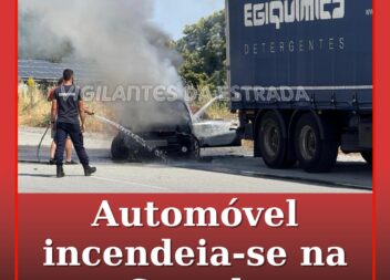 Automóvel incendeia-se na Zona Industrial da Guarda