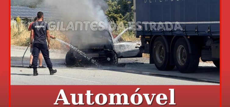 Automóvel incendeia-se na Zona Industrial da Guarda