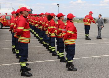 Castelo Branco reforça combate aéreo com meios RESCEU e Bombeiros locais