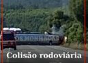 Colisão rodoviária resulta em dois feridos