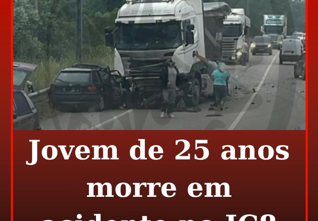 Colisão rodoviária resulta em um morto