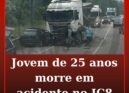 Colisão rodoviária resulta em um morto