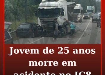 Colisão rodoviária resulta em um morto