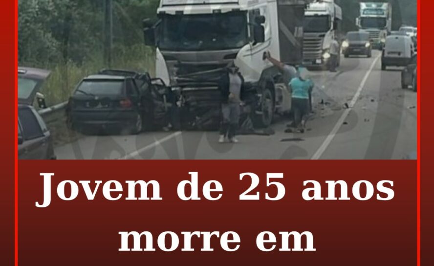 Colisão rodoviária resulta em um morto