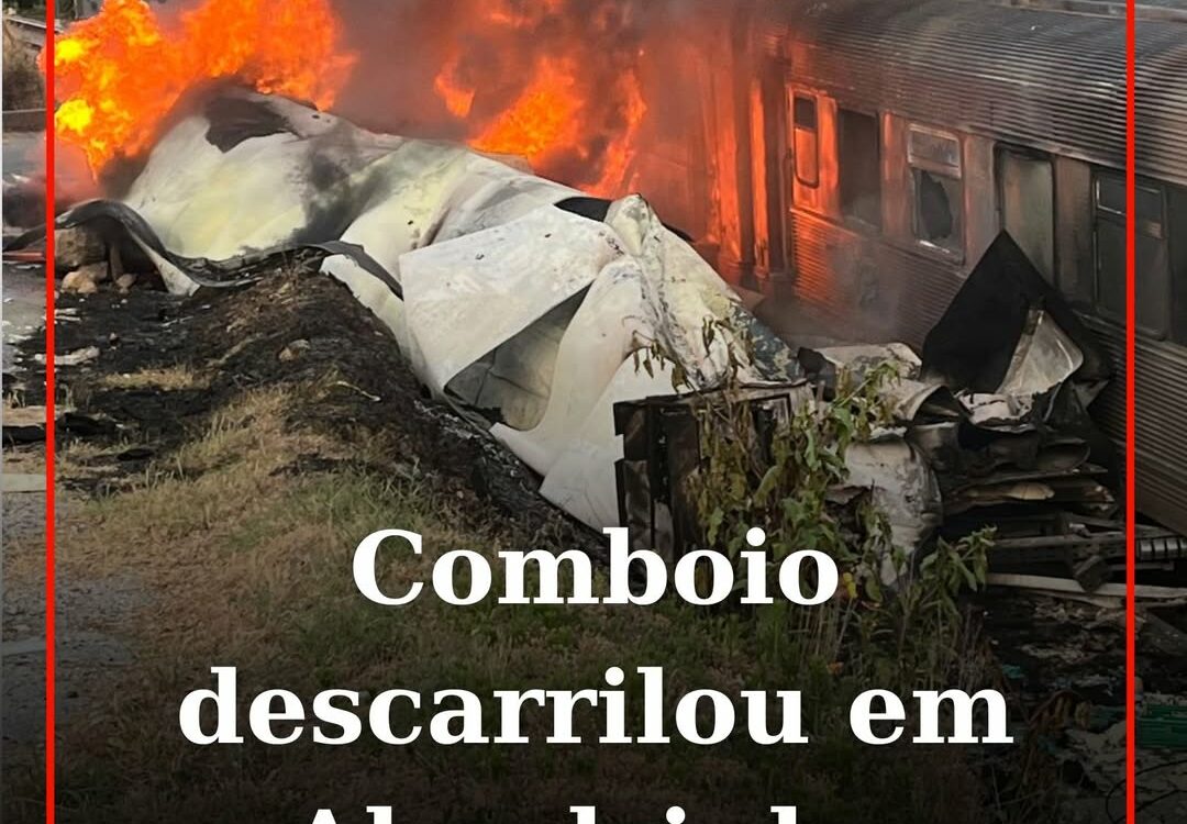 Comboio descarrila em Alpedrinha