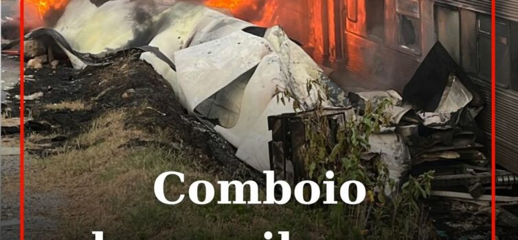 Comboio descarrila em Alpedrinha