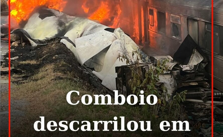 Comboio descarrila em Alpedrinha