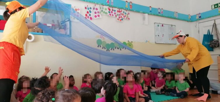 Creche do Centro Infantil Alberto Trindade recebe "Projeto Sonhar e Encantar"