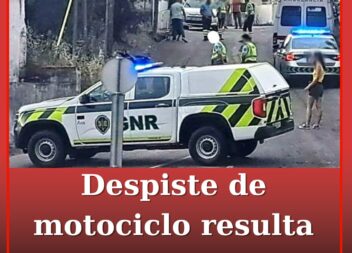 Despiste de motociclo resulta em um morto