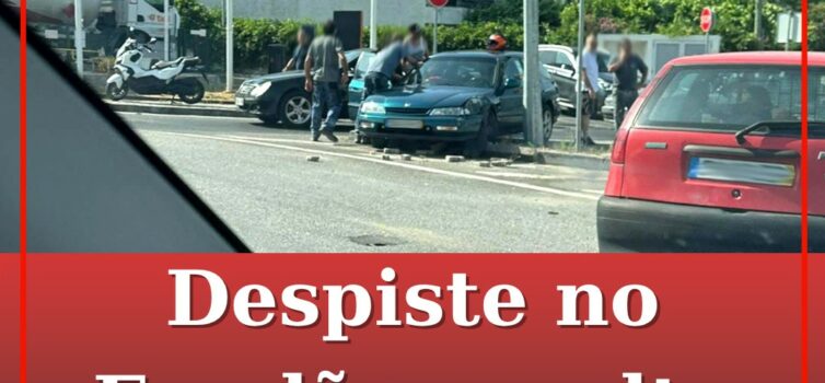 Despiste no Fundão resulta em dois feridos