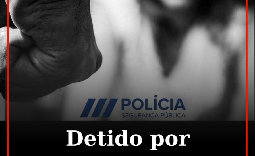 Detido pelo crime de violência doméstica